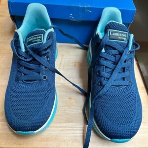New teal blue women’s athletic shoes size 36 EU or 5/6 US
